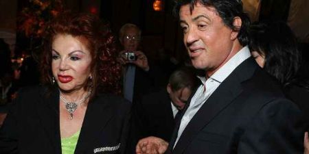 Jackie Stallone With Son Sylvester Stallone
